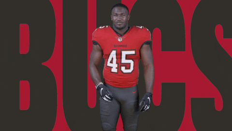 Tampa Bay Shrug GIF by Tampa Bay Buccaneers