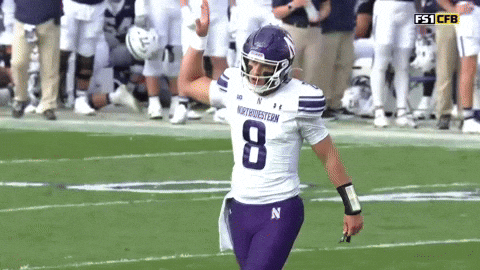 Talk To Me Stone GIF by Northwestern Athletics