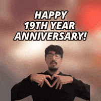 Happy 19Th Anniversary GIF