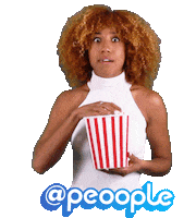 pop corn fight Sticker by Peoople