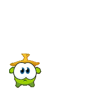 Angry Frog Sticker by Om Nom