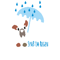 Dog Rain Sticker by LuisasTierwelt