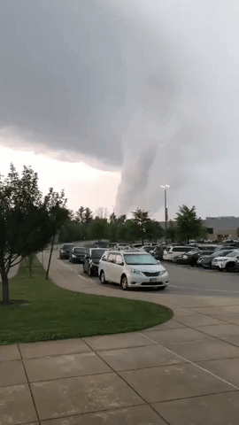 Funnel Cloud Spotted in Ellicott City During Tornado-Warned Storm