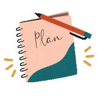 College Writing Sticker by Plum Paper