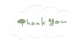 Thanks Thank You Sticker by fuuu