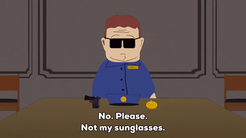 gun sunglasses GIF by South Park 