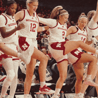 Ncaa Womens Basketball Dancing GIF by Huskers