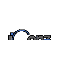 iconzwebs logo digital marketing iconz iconz logo Sticker