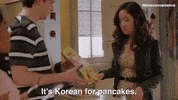 Andrea Bang Eating GIF by Kim's Convenience