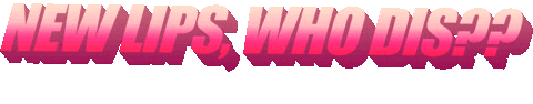 Who Dis New New Sticker by Lips by Sivan