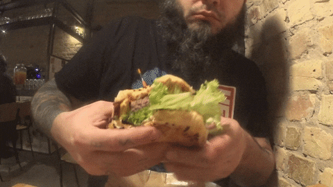 ftrc giphyupload food eating burger GIF