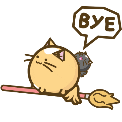 Angry Cat Sticker by Fuzzballs