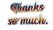 Thank U Design Sticker by OpticalArtInc.