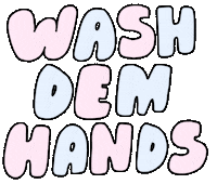 Wash Hands Sticker by pey chi