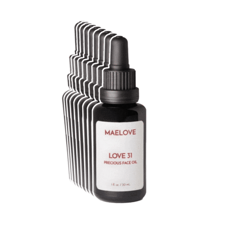 maeloveskincare skin care oil beauty brand vegan skincare Sticker