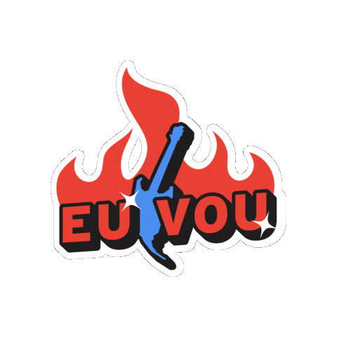 Rio De Janeiro Fire Sticker by Rock in Rio