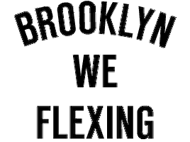 brooklyn flexing Sticker by Studio Pilates