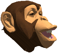 Art Monkey Sticker by badblueprints