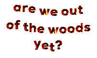 Taylor Swift Are We Out Of The Woods Yet Sticker by Alissandra
