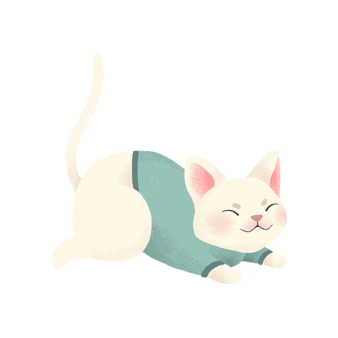 benaymanu giphygifmaker cat kitty gato Sticker