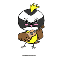 Axemeagain happy cute dancing christmas Sticker