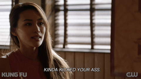 I Beat You Tv Show GIF by CW Kung Fu