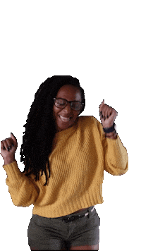 MillennialInDebt dance party celebration excited Sticker