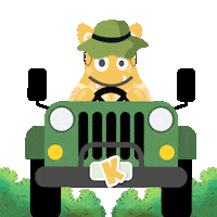 Safari Selva Sticker by katapum