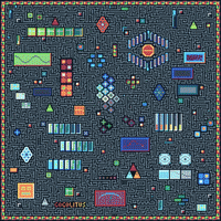 Gogolitus art pixel pixelart rainbow GIF