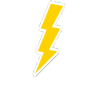Lightning Bolt Sticker by TRAFFIT
