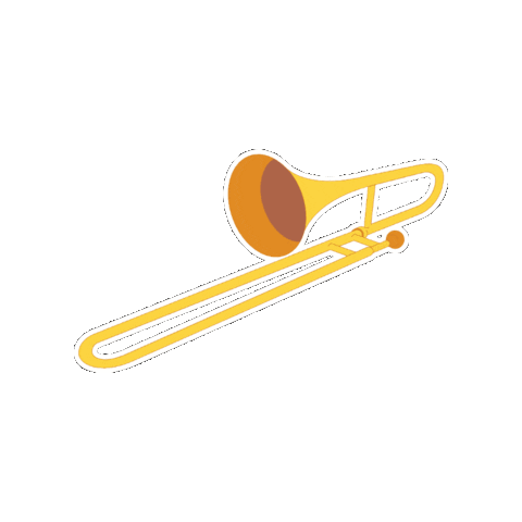 Trombone Sticker by Musicarium