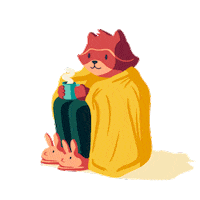Cartoon Tea Sticker by Chillhop Music