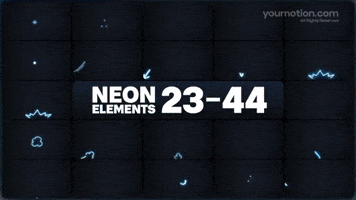 Neon Elements 23 44 | Video |You Motion