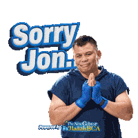 Sorry Boxing Sticker by VIRA BCA