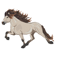 Horse Unicorn Sticker by Easyflix TV