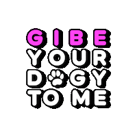 I Love Dogs Dog Sticker by irlrubyph
