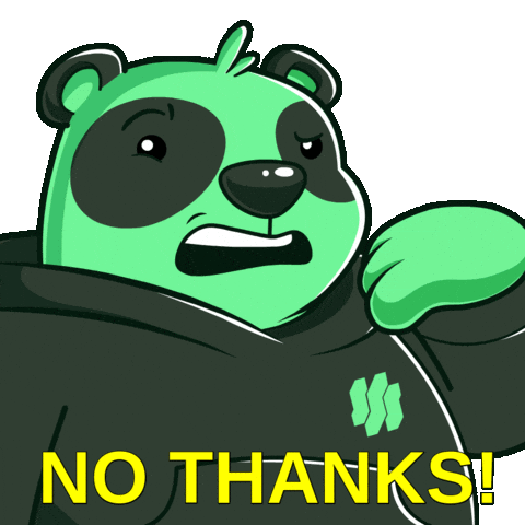 I Dont Like It No Way Sticker by SuperVerse