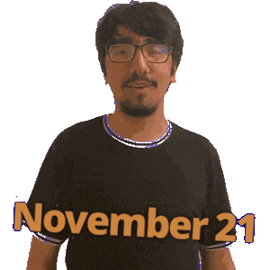 November 21 Sticker