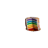 divyacarlosbakery carlosbakery cakeboss rainbowcake Sticker