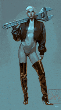 Sexy Kinky Boots GIF by Hilbrand Bos Illustrator