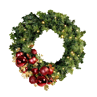Christmasdecoration Kerstkrans Sticker by Beekwilder