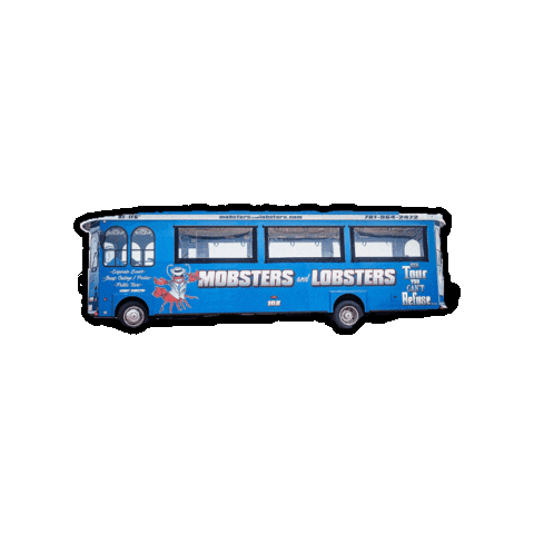 MobLobBoston giphygifmaker boston trolley partybus Sticker
