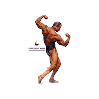 SupplementNeeds flex athlete posing bodybuilder Sticker
