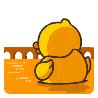 Happy Sticker by B.Duck