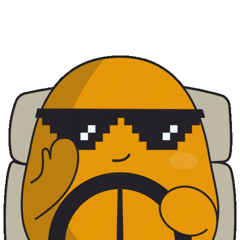 Crypto Chill Sticker by Fractal Bitcoin