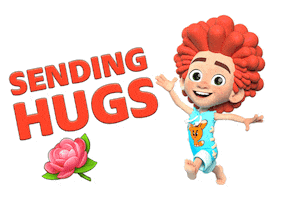Sending Hugs Sticker by Melsoft