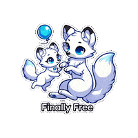 Babyfox Heartballoon Sticker