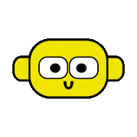 Happy Mask Sticker by Bas Kosters