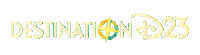 Destination D23 Sticker by Disney D23