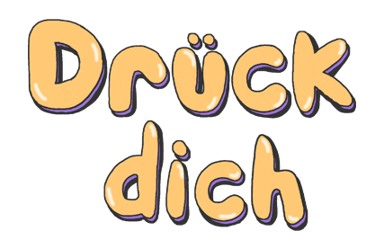 Drückdich Sticker by wefox
